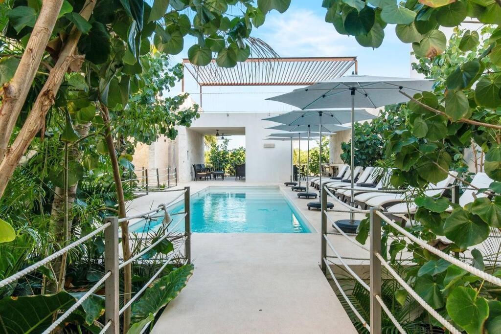 Apartamento Casa Blanca By The Caribbean Sea Akumal Exterior foto